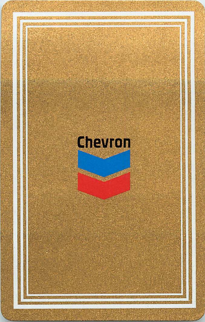 Single Swap Playing Cards Motor Oil Chevron (PS07-54G)